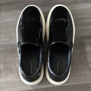 Tory Burch Black Slip-On Sneakers